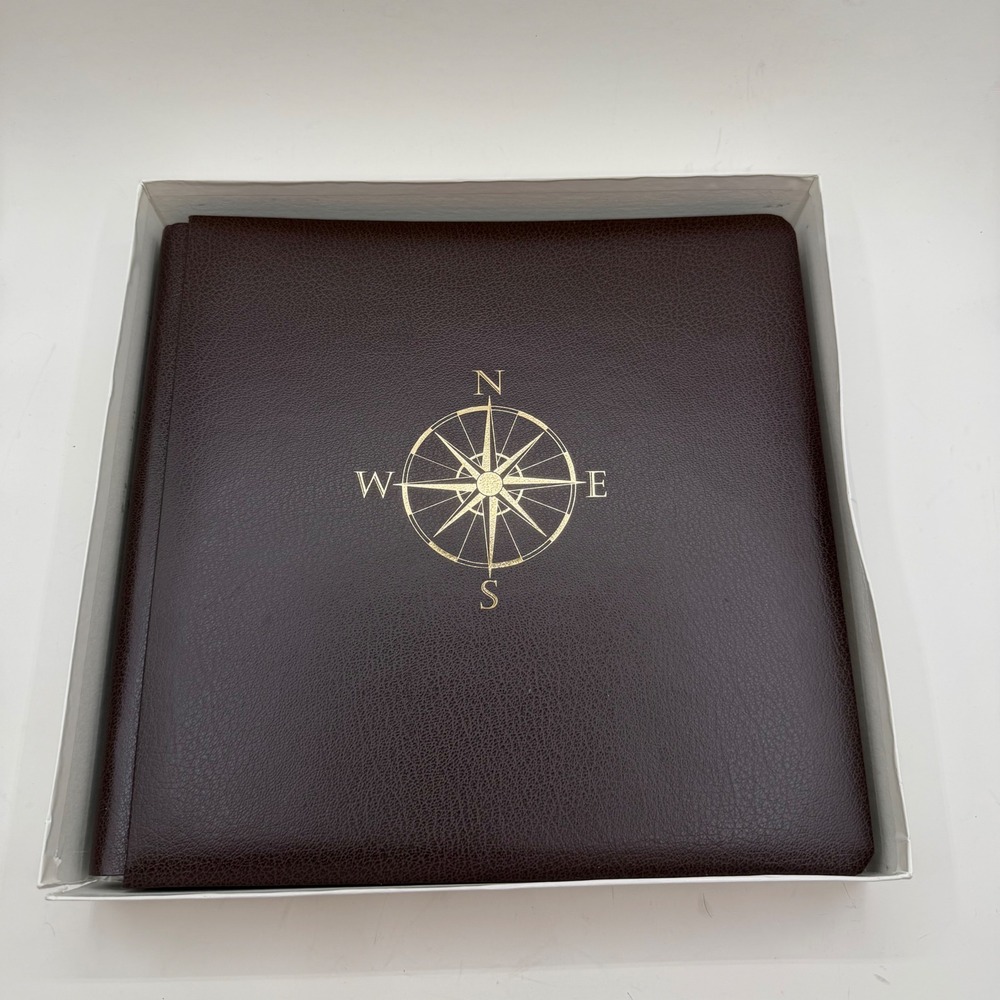 Creative Memories Journey 12x12 Scrapbook Album Brown Compass CM-12B